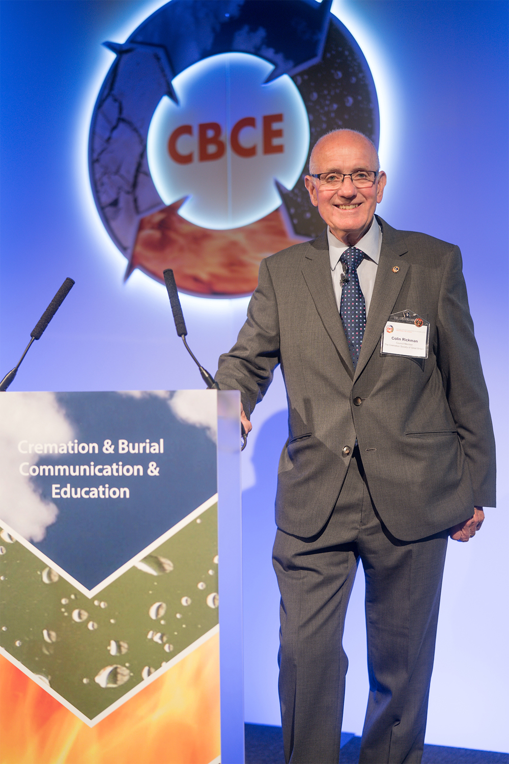 Photo of Colin Rickman - Council member of The Cremation Society of Great Britain